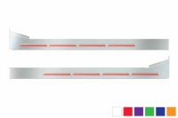 Picture of Trux Louvered "Glow Trim" Sleeper Panels - Peterbilt