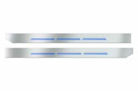 Picture of Trux Louvered "Glow Trim" Sleeper Panels - Peterbilt