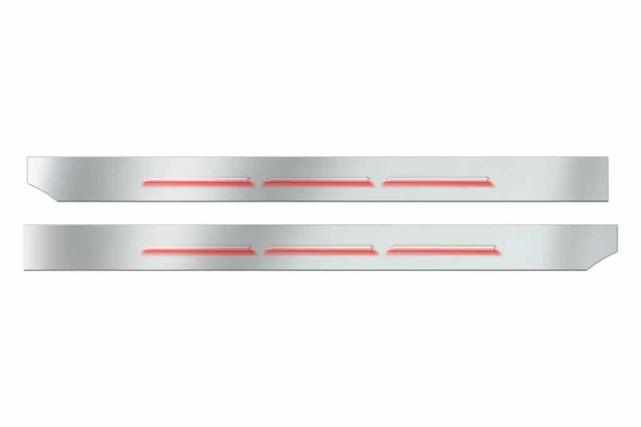 Picture of Trux Louvered "Glow Trim" Sleeper Panels - Peterbilt