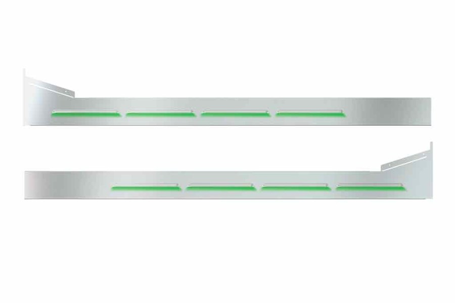 Picture of Trux Louvered "Glow Trim" Sleeper Panels - Peterbilt