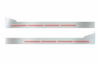 Picture of Trux Louvered "Glow Trim" Sleeper Panels - Peterbilt