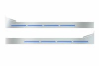 Picture of Trux Louvered "Glow Trim" Sleeper Panels - Peterbilt