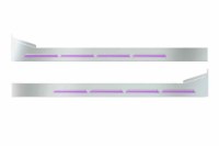 Picture of Trux Louvered "Glow Trim" Sleeper Panels - Peterbilt