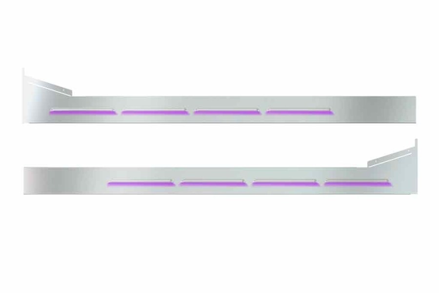 Picture of Trux Louvered "Glow Trim" Sleeper Panels - Peterbilt