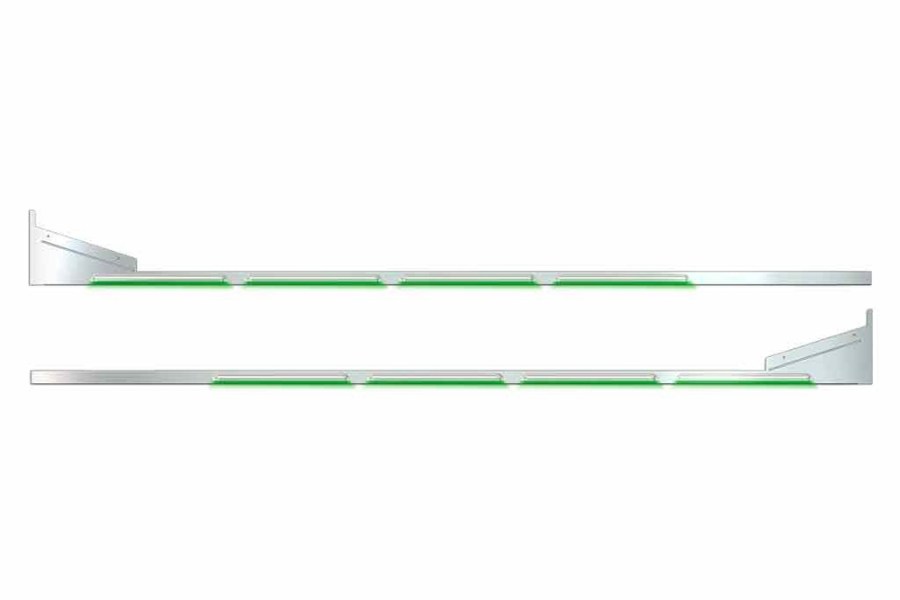 Picture of Trux Louvered "Glow Trim" Sleeper Panels - Peterbilt