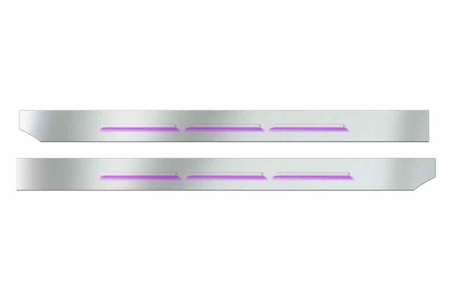 Picture of Trux Louvered "Glow Trim" Sleeper Panels - Peterbilt