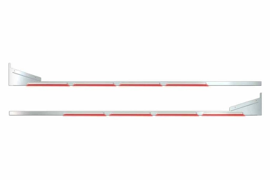 Picture of Trux Louvered "Glow Trim" Sleeper Panels - Peterbilt