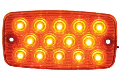 Picture of Maxxima 5" x 3" Low Profile Amber Park / Rear Turn Light w/ 14 LEDs