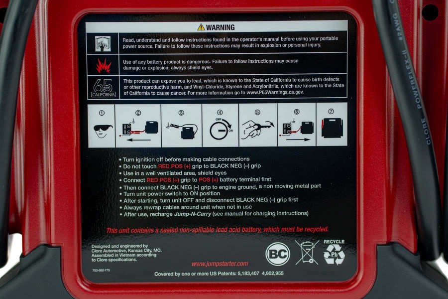 Picture of Jump-N-Carry 1700 Peak Amp Premium 12 Volt Jump Starter