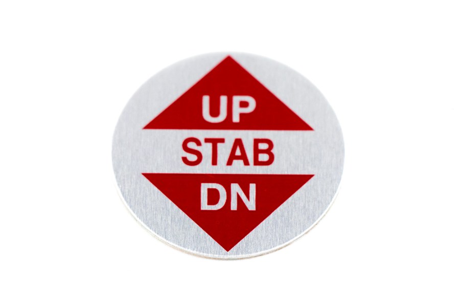 Picture of Chevron Stab Up-Down Decal