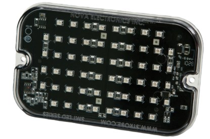 Picture of AW Direct Red Lens LED Flashing Warning Light