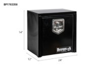 Picture of Buyers Black Steel Compact Single T-Handle Latch Underbody Toolbox