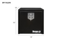 Picture of Buyers Black Steel Compact Single T-Handle Latch Underbody Toolbox