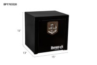 Picture of Buyers Black Steel Compact Single T-Handle Latch Underbody Toolbox