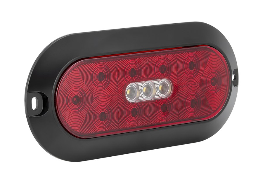 Picture of Maxxima 6" Oval Hybrid S/T/T & Back-Up - Surface Mount