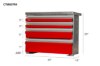 Picture of CTech 4 Drawer Red Toolbox Systems