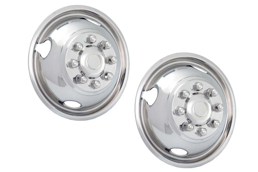 Picture of Phoenix Stainless Steel D.O.T. Dual Wheel Simulator Set 16" 8 Lu, 4 HH Wheels '99 - '02 Dodge 3500