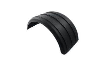 Picture of Minimizer 19.5" White Plastic Fenders w/ Light Holes (Only)