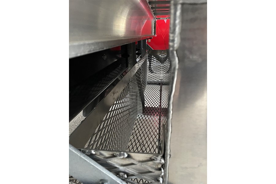 Picture of Zip's Custom 48" Aluminum Mesh Lumber Basket